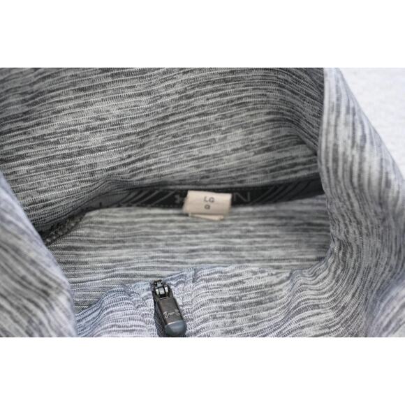 Under Armour Run 1/2 Zip Jacket Heatgear Fitted Gray Womens Size Large - Picture 8 of 10